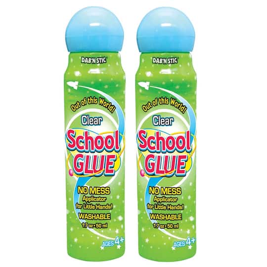 Crafty Dab® Dab'n Stic School Glue, 2 Packs of 6